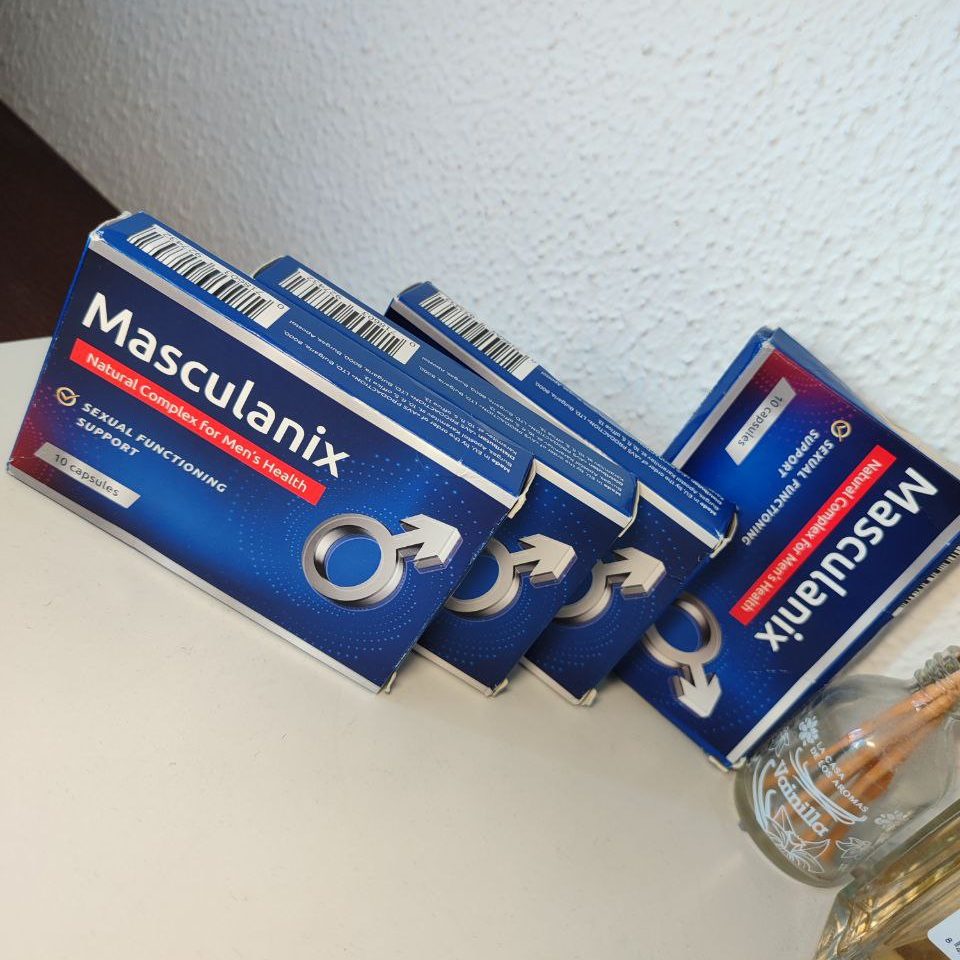 Una caja de Masculanix de 10 cápsulas
